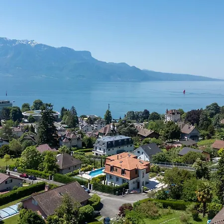 Luxury 5-bedroom With Pool Garden & Geneva Views By Guestlee * Corseaux